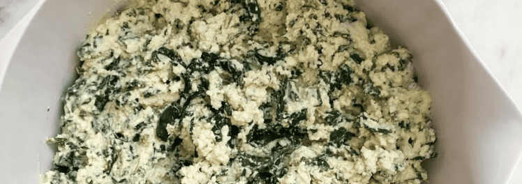 Spinach and Ricotta Layer for Lasagne