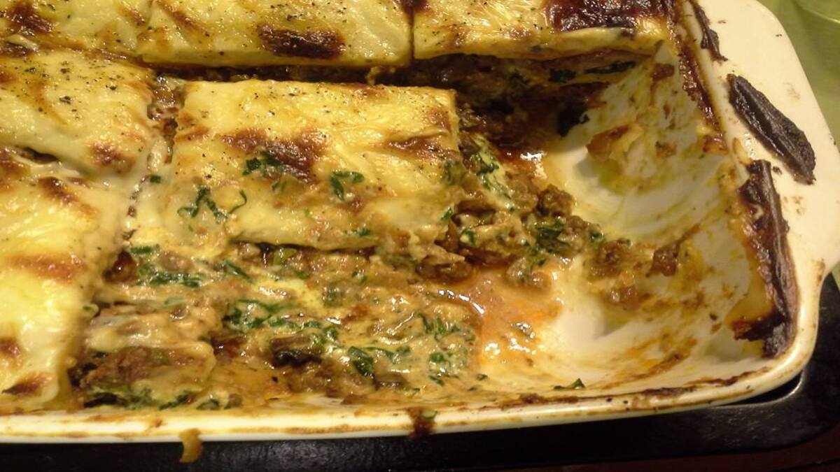 Homemade Lasagne - Finished Dish