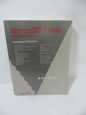 Micro Focus COBOL Editor on DOS