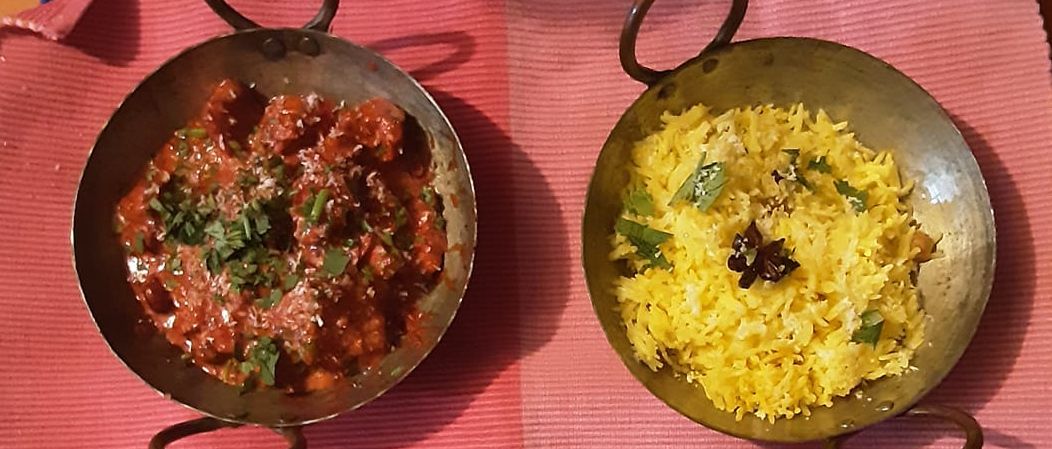 Chicken Tikka Masala Served in a Traditional Bowl